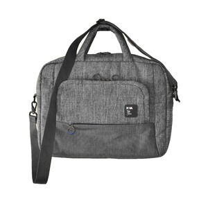 B0 NEW NAVA LENOVO Laptop 15.6" On Trend Topload Organizer Grey Shoulder Bag